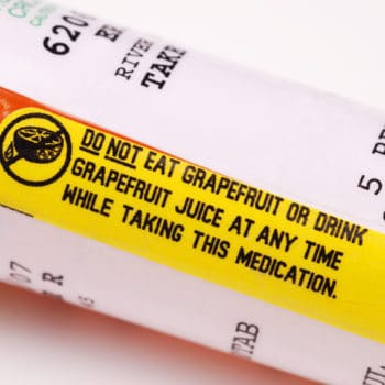 CBD Grapefruit Warning
