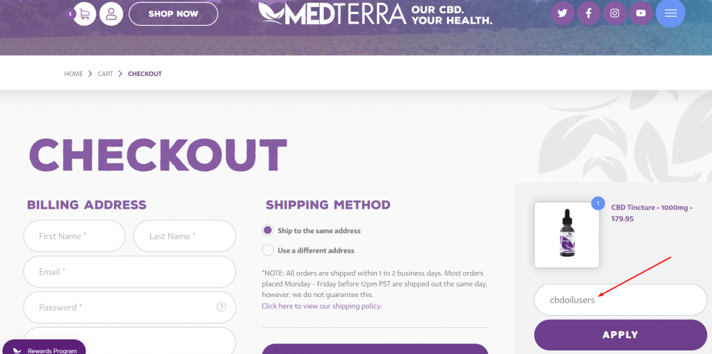 Medterra Coupon Code (Official Site) Verified Today CBD Oil Users