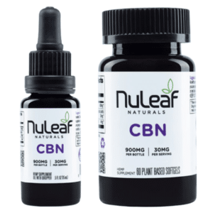 NuLeaf Naturals CBN Oil Drops and Capsules