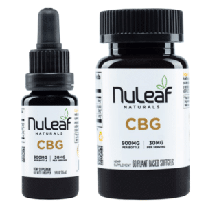 NuLeaf Naturals CBG Oil Tinctures and Capsules